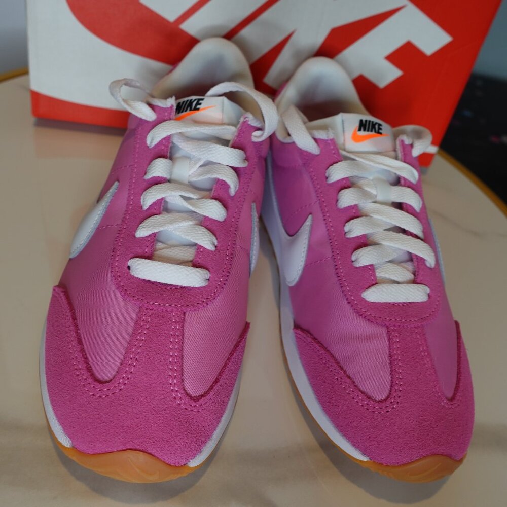 Nike Pacific Retro Pink White suede mix Women's size 9 Men's 7.5 New - Picture 2 of 8